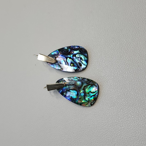 Kendra Scott Aragon Abalone Shell Stone Earrings - Picture 4 of 6